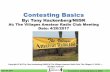 Contesting Basics - K4VRCawh]-contesting_ba… · April 20, 2017 Presentation: Contesting Basics by N8SK 2 Credits ... ARRL Sweepstakes ARRL RTTY ARRL UHF Sprint Beginner to Expert