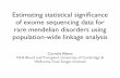 Estimating statistical signiﬁcance of exome sequencing ...€¦ · Estimating statistical signiﬁcance of exome sequencing data for rare mendelian disorders using population-wide