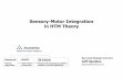 Sensory-Motor Integration in HTM Theory - Numenta Sensory Motor... · Sensory-Motor Integration in HTM Theory Research Theory, Algorithms NuPIC Open source ... • Bits have no inherent