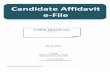 Candidate Affidavit e-File - Election Commission of Indiaeci.nic.in/eci_main1/User_Manual/Candidate Affidavit User Manual.pdf · Handbook of Candidate Affidavit (March ... on the