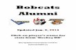 Bobcats Alumni - AJHLajhl.ca/media/files/upload/Bobcats Alumni Pages (5).pdf · Bobcats Alumni Updated Jan. 8, 2014 Click on player’s name for stats from ‘Hockey DB’ Any updates/corrections