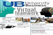 University JUNE 2013 Business Virtual Teamwork · Senior Associate Editor Matthew Zalaznick mzalaznick@universitybusiness.com ... Circulation Coordinator Frances Cassone Marketing