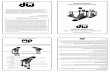 OWNER’S MANUAL 3000 Series Bass Drum Pedals · OWNER’S MANUAL 3000 Series Bass Drum Pedals ... Beater Playing Surface-The standard Two-Way Beater has both a curved, ... Double
