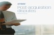 Post-acquisition disputes - KPMG · KPMG’s post-acquisition disputes services 02 ... advice and opinions as well as ... Preparation or review of completion accounts