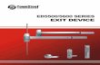 ED55005600 Series Exit Device - TownSteel Inc · The ED5500/5600 Series exit device is designed for heavy traffic applications, ... dogging on ED5500F • Sex Bolts(SNB): standard