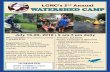 LGNC’s 2 Annual WATERSHED CAMPlgnc.org/pdfdocs/Watershed Camp Flyer 2018.pdf · Tentative Schedule: Monday: Introduction to Watersheds • Watershed simulation game • Lehigh Gap/Bowmanstown