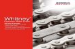 Whitney - Renold Jeffrey · Whitney® Precision Roller Chain 100 Years of Expertise • Wide-waist link plates to handle shock loads better • Solid rollers and bushings for