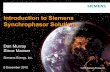 Introduction to Siemens Synchrophasor Solutions - … · Introduction to Siemens Synchrophasor Solutions Dan Murray ... protection and transient analysis tools ... Record bus bar