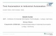 Test Automation in Industrial Automation - ETSI Automation in... · Test Automation in Industrial Automation Barath Kumar inIT – Institute of Industrial Information Technologies,
