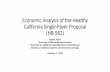 Economic Analysis of the Healthy California Single-Payer ...healthcare.assembly.ca.gov/sites/healthcare.assembly.ca.gov/files... · Economic Analysis of the Healthy California Single