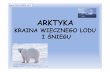 ARKTYKA - nauczycielka.com · Arktyka to obszar wokół bieguna północnego obejmujący Morze Arktyczne, Grenlandię, część Kanady i Syberię. Mieszkają tu Eskimosi i Lapończycy.