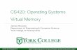 lecture18 virtual memory - GitHub Pages · CS420: Operating Systems Background - Virtual Memory • Virtual memory – separation of user logical memory from physical memory - …