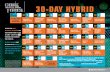 30-DAY HYBRID - Cloudinaryimgclub.teambeachbody.com/.../CDF_AtAGlance_HybridCalendar.pdf · focus t25 mma shred + ... day 29 day 30 hybrid round this hybrid calendar is packed with