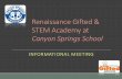 Renaissance Gifted & STEM Academy at Info... · BOKS (Reebok Fitness Program) Origami Club. Before ... Chess Club Cheer Club. Spring Musical. Yearbook Club . Student Council . Environmental