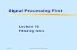 Signal Processing First - CmpE WEB 362... · Signal Processing First ... PROCESSING ALGORITHMS SOFTWARE ... First PC plug-in board from Atlanta Signal Processors Inc.