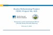 Bucks Relicensing Project FERC Project No. 619 · Bucks Relicensing Project FERC Project No. 619 Reservoir Level Assessment RR-S3 (TM-16) Study Results Meeting February 3, 2016. 2