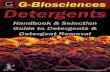 Handbook & Selection Guide to Detergents & Detergent … · Detergents G-Biosciences Handbook & Selection Guide to Detergents & Detergent Removal G-Biosciences • 1-800-628-7730