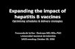 Expanding the impact of hepatitis B vaccines · Expanding the impact of hepatitis B vaccines ... Difference in anti-HBs seroprotection proportions between first dose of ... India