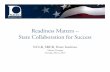 Readiness Matters – State Collaboration for Success · Readiness Matters – State Collaboration for Success NCLR, SREB, Hunt Institute Atlanta, Georgia Tuesday, May 6, 2014. ...