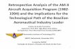 Retrospective Analysis of the AM-X Aircraft Acquisition ...€¦ · Retrospective Analysis of the AM-X Aircraft Acquisition Program ... EMBRAER´s technological path is related to