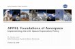 APPEL Foundations of Aerospace - NASA · APPEL Foundations of Aerospace Implementing the U.S. Space Exploration Policy Dr. Jitendra Joshi NASA Exploration Systems Mission Directorate