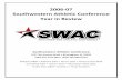 2006-07 SWAC Year in Review - CBSSports.comgrfx.cstv.com/confs/swac/graphics/sportsinfo/0607swacyir.pdf · WCC VB SOC BWL WIT WBK WGLF WTEN WOT SB Total Shared Rank Alabama A&M 4