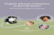Virginia Advisory Committee on Juvenile Justice · Virginia Advisory Committee on Juvenile Justice 1 ... The Advisory Committee on Juvenile Justice ... topics have been of concern