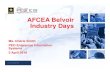 AFCEA Belvoir Industry Days - fbcinc.com€¦ · Integrated, Synchronized, and Decisive Strategy to Deliver IT Solutions. Stakeholders 7-Four star ... Shared Services • Common Services