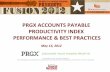 PRGX%ACCOUNTS%PAYABLE% PRODUCTIVITY%INDEX% %PERFORMANCE%&%BEST%PRACTICES% · PRGX%ACCOUNTS%PAYABLE% PRODUCTIVITY%INDEX% %PERFORMANCE%&%BEST%PRACTICES%!!! ©2012%PRGXUSA,%INC.%%ALL%RIGHTS%RESERVED.%