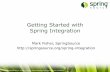 Getting Started with Spring Integration - … · Getting Started with Spring Integration ... Copying, publishing or distributing without express written permission is prohibited.