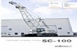 SC-100 - Tecniche di consolidamento del terreno · sc-100 for bored piles sc-100 for lifting ... DIN 15019/part 2/chart 1 and ISO 4305 and do not exceed 75% of tipping load • Working