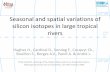Seasonal and spatial variations of silicon isotopes in ... · Seasonal and spatial variations of silicon isotopes in large tropical rivers Hughes H., Cardinal D., Sondag F., Cocquyt