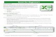 Excel for Beginners - cincinnatilibrary.org · Excel for Beginners TechCenter - The Public Library of Cincinnati & Hamilton County  Practice Exercise Let’s start in …