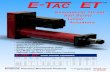 © 2018 EDrive Actuators, Inc. - Linear Actuator at … · TM Economical Thrust Ball Screw Linear Actuators Force from 200 to 300 LBf Velocity to 33 in/sec Ratio 1:1 and 2:1 Sealed