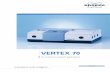 VERTEX 70 - GhoSST · The VERTEX 70 is available under the model name VERTEX 70v with a fully evacuable ... VERTEX 70, PMA 50 module and ... manual exchange