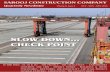 SLOW DOWN CHECK POINT - Sarooj · Majis Industrial Services Company was ... Cast-In Situ Concrete Sleepers. Casting Roof Slab ... surface drainage channels, hardstandings, pole foundations.