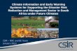 Climate Information and Early Warning Systems for ... · Climate Information and Early Warning Systems for Supporting the Disaster Risk Reduction and Management ... impacts of past