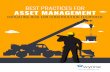 BEST PRACTICES FOR ASSET MANAGEMENT - …€¦ · PROCUREMENT eBook Procuring equipment for your construction ﬂeet may begin from an annual or quarterly ﬂeet planning process