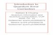 Introduction to Quantum Error Correctioncs191/fa14/lectures/lecture17.pdf · Quantum Error Correction Nielsen & Chuang Quantum Information and Quantum Computation, CUP 2000, Ch. 10