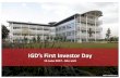 IGD’s First Investor Day - gruppoigd.it€¦ · IGD’s First Investor Day 15 June 2017 - Site visit IGD’s Headquarters