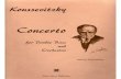 Serge Koussevitzky - Concerto for Double Bass and ... · Title Serge Koussevitzky - Concerto for Double Bass and Orchestra Op.3, Piano Author: Casa Created Date: 3/2/2011 12:00:00