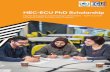 HEC-ECU PhD Scholarshiphec.gov.pk/english/HECAnnouncements/Documents/HEC... · Unique PhD program at ECU The Doctor of Philosophy (Integrated) is a four year degree with a foundation
