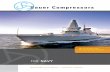 FOR NAVY - elgisauer.com · navy users require different solutions compared to industrial appli-cations. As a result Sauer Navy compressors were developed especially for