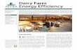 Dairy Farm Energy Efficiency - NCSU Veterinary … · Page 2 ATTRA Dairy Farm Energy Ef f iciency Milking process ... speed drives on the milk pump, refrigeration heat recovery units