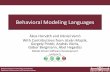 Behavioral Modeling Languages - inf.mit.bme.hu · o UML Sequence Diagrams o Message sequence charts 5 . State-based languages Main concepts: ... oNon-concurrent superstate: direct