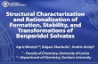 Structural Characterization and Rationalization of .Structural Characterization and Rationalization