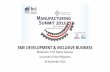 SME DEVELOPMENT & INCLUSIVE BUSINESSindustry.gov.ph/wp-content/uploads/2016/12/Breakout_5-SME... · SME DEVELOPMENT & INCLUSIVE BUSINESS Moderator: Prof. Nestor Raneses University