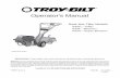 Operator’s Manual - Troy-Bilt04)-Owner.pdf · manufacturer’s Owner’s/Operator’s Manual, packed separately with your unit, ... (SRT) Wheel Drive Pin ... furnaces, clothes dryers,