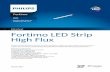 Datasheet Fortimo LED Strip High Flux - Philips€¦ · Datasheet Fortimo LED Strip High Flux ... Tc-life 90 °C 1901 166 ... 9 Datasheet - Fortimo LED Strip 1ft 2000lm 8xx FC HV4