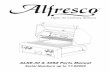 ALXE30 & 30SZ Parts Manual - alfrescogrills.comalfrescogrills.com/wp-content/uploads/2018/04/ALXE-30-30SZ-PARTS... · 30 290-0388 alfresco range knob - bezel ring 4 31 510-0522 alx2
